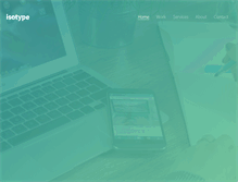 Tablet Screenshot of isotype.com.au